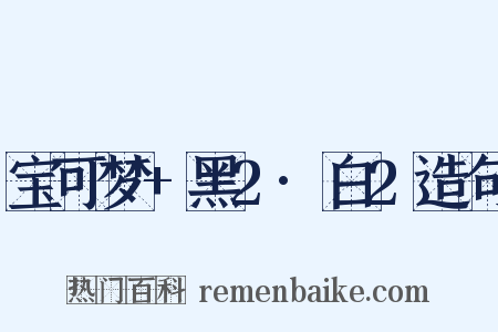 宝可梦+黑2·白2造句是什么意思的图片